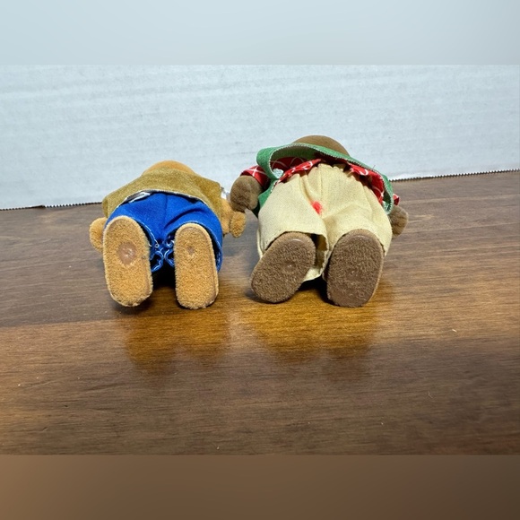 Lot of 2 Vintage Sylvanian Families MAPLE TOWN Bunny and Bear - Picture 4 of 5